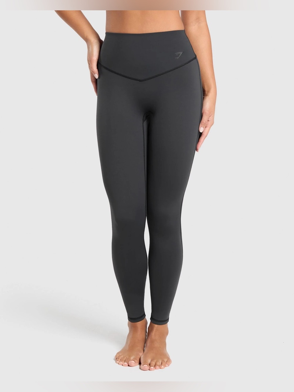 Gym Shark Elevate Women Black Leggings Ankle Size M